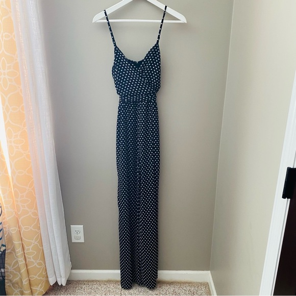 MICHAEL Michael Kors Polka Dot Jumpsuit Black/White Sz Small - Picture 1 of 9